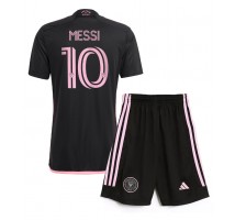 Inter Miami Lionel Messi #10 Koszulka Wyjazdowa dzieci 2024-25 Krótki Rękaw (+ krótkie spodenki)